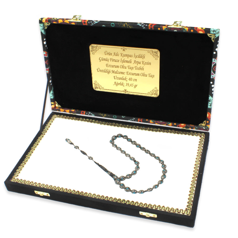 Special Premium Boxed  Erzurum Oltu Stone Prayer Beads