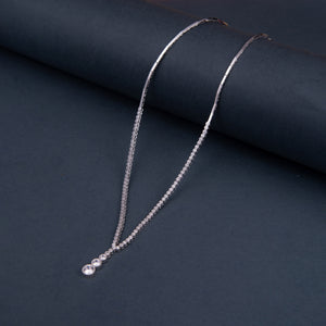 Ve Tesbih Diamond Montur Silver Jewelry Set 2