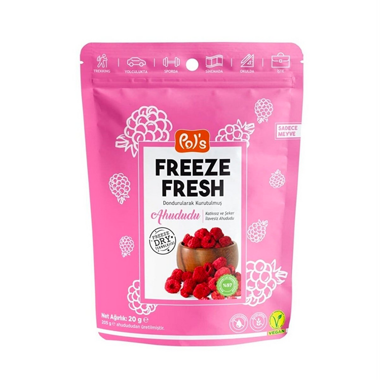 Pol's Fresh Freeze Dried Raspberry 20g