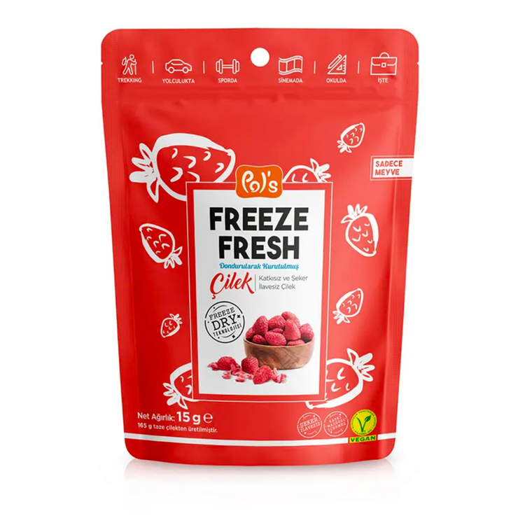 Pol's Fresh Freeze Dried Strawberry 15g