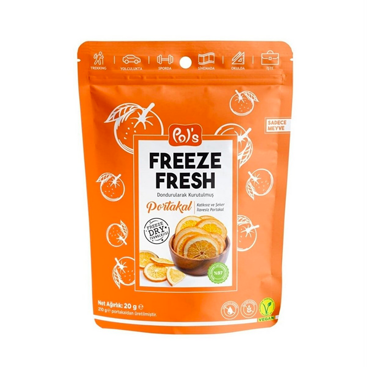 Pol's Fresh Freeze Dried Orange 25g