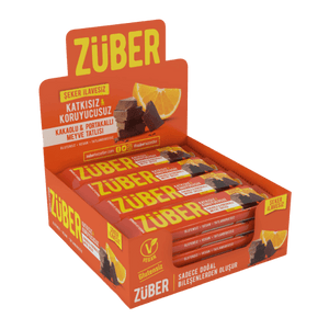 Züber Orange And Chocolate Fruit Bar 12 Pieces