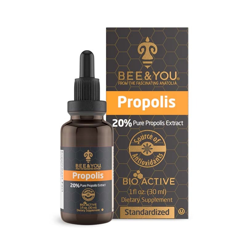 bee and you propolis 20% pure liquid extract 30ml