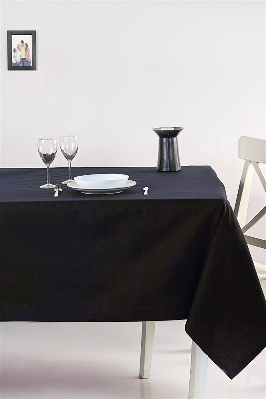 DENIZLI CONCEPT Roman Tablecloth Black