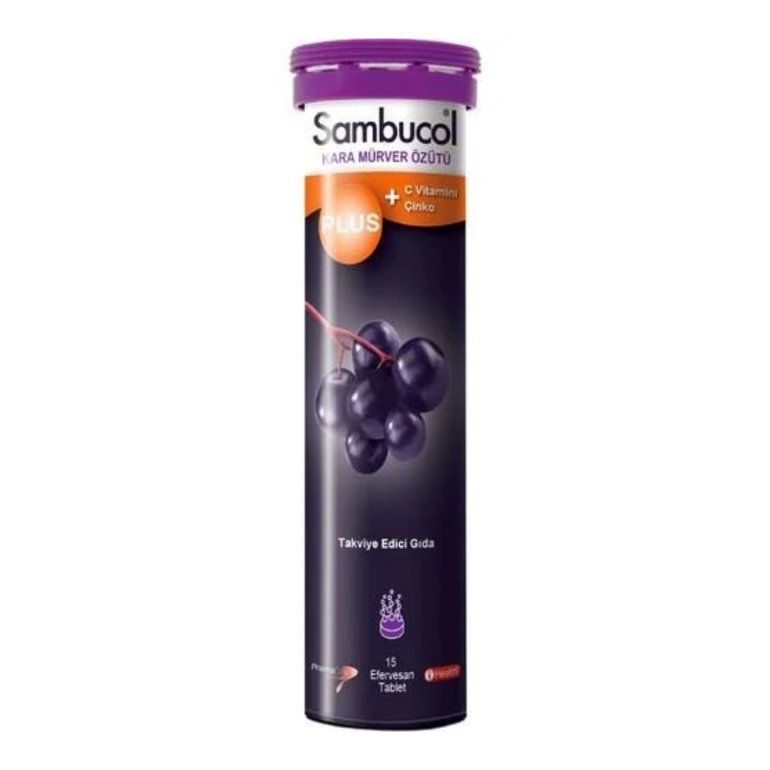Sambucol Black Elderberry plus Vitamin C Zinc Effervescent 