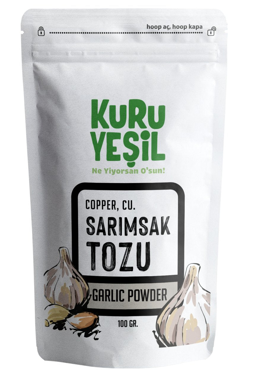 kuru yeşil  garlic powder 100g 2