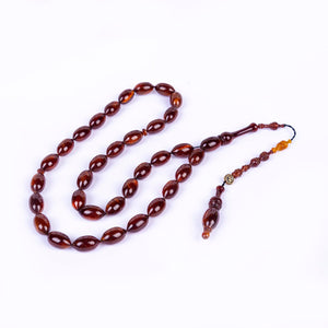 Ve Tesbih Nasır Fidan Pressed Amber Prayer Beads 4