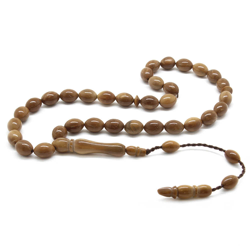 Systematic Light Color Barley Cut Kuka Prayer Beads