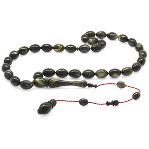 Pearlescent Black-White Colorful Katalin Prayer Beads