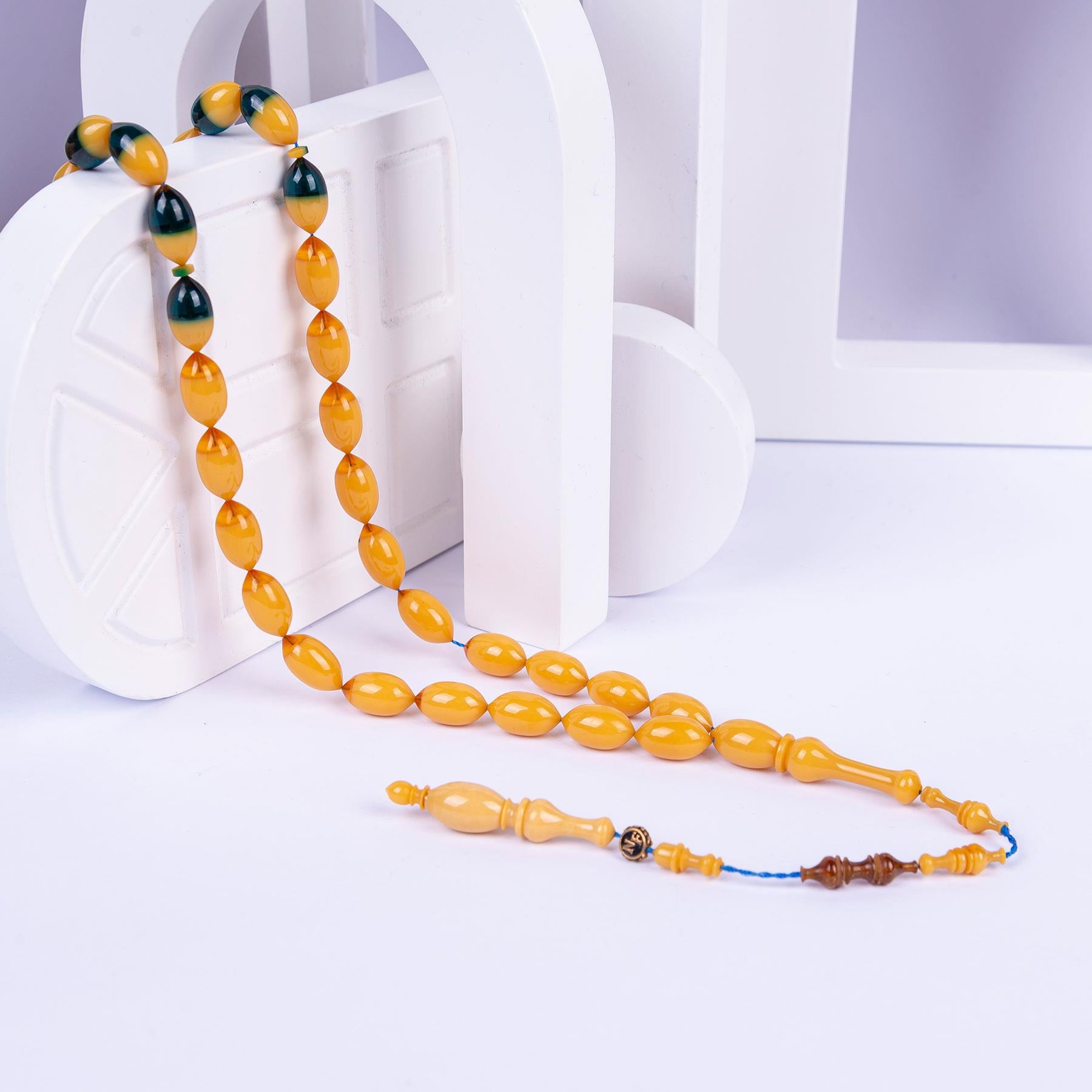 Ve Tesbih Nasır Fidan Pressed Amber Prayer Beads 1