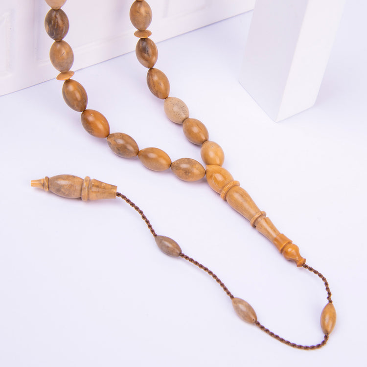 Ve Tesbih Systematic Solid Cut Green Rosewood Rosary 3