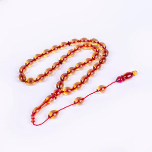 Ve Tesbih Fire Amber Prayer Beads 4