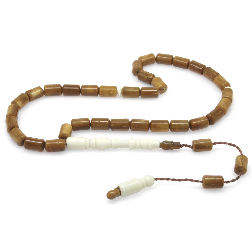 Systematic Camel Bone Combined Cut Kuka Prayer Beads