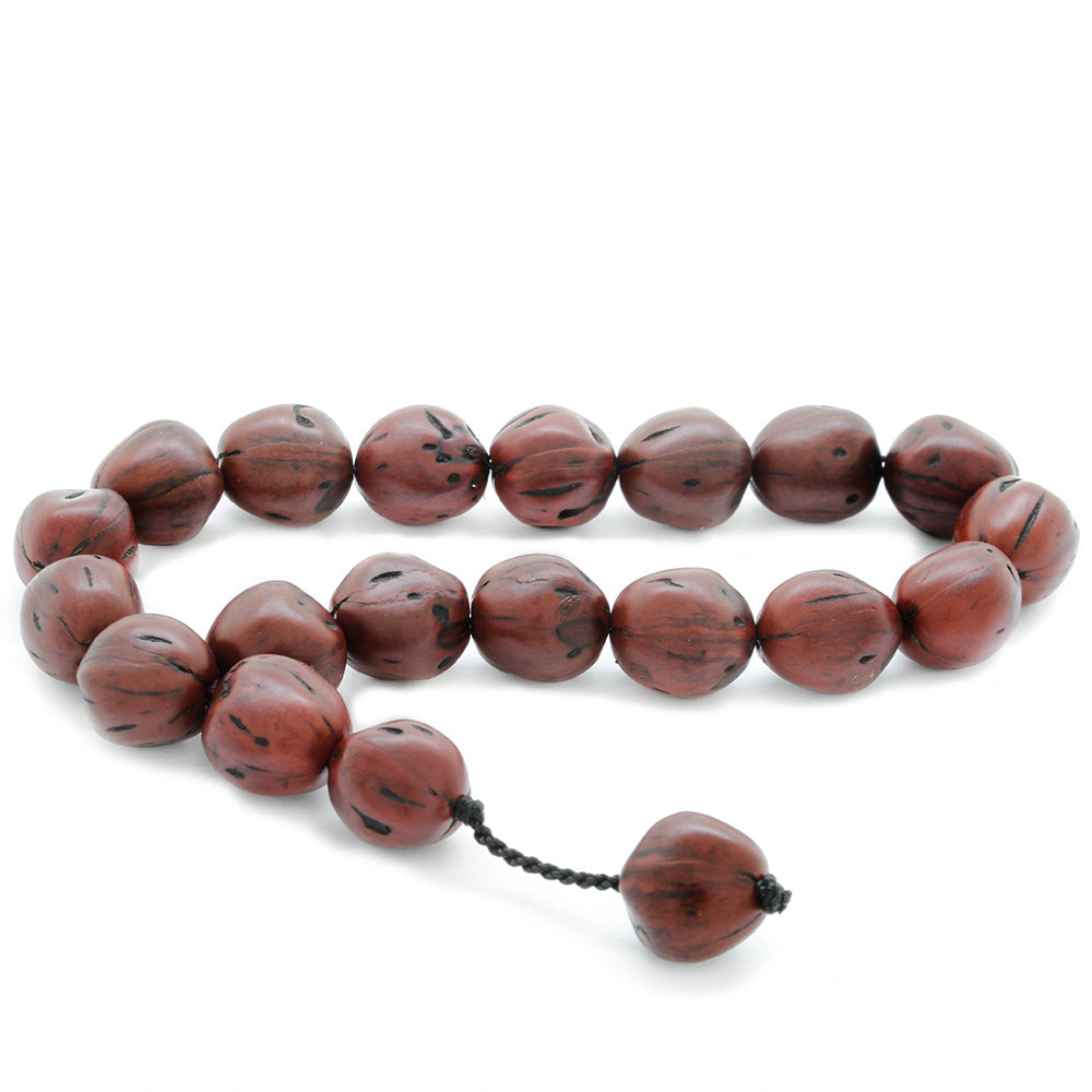 Systematic Red Color Scented Oath Tree Efe Prayer Beads