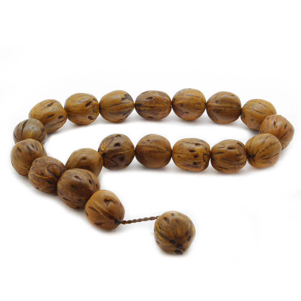 Systematic Yellow Color Scented Oath Tree Efe Prayer Beads