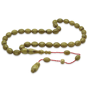 Systematic Barley Cut Brown and White Katalin Prayer Beads