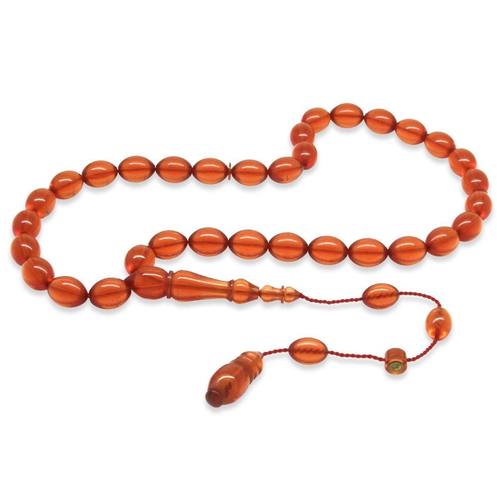 Barley Cut Pomegranate Color Katalin Prayer Beads
