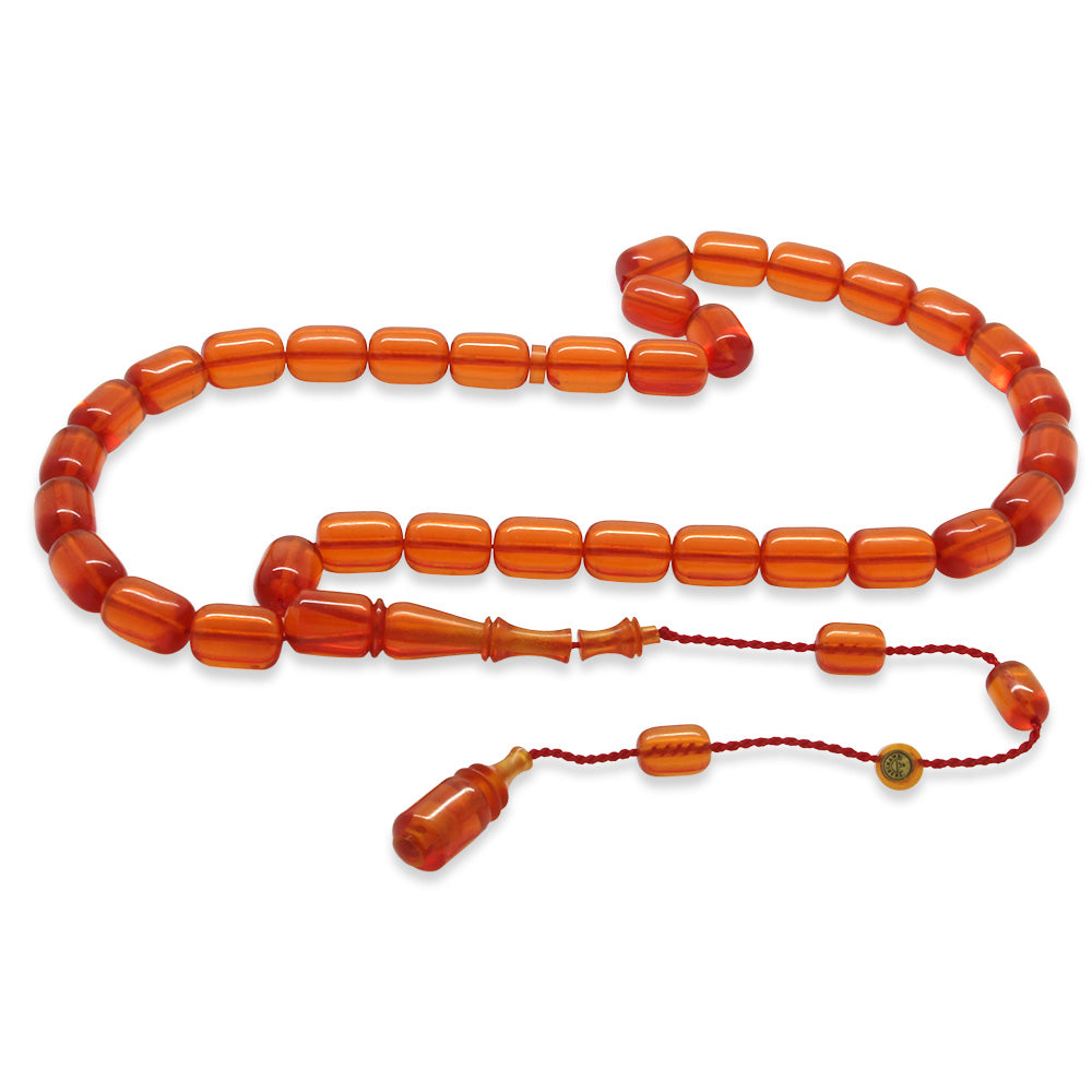 Papaya Color Katalin Prayer Beads