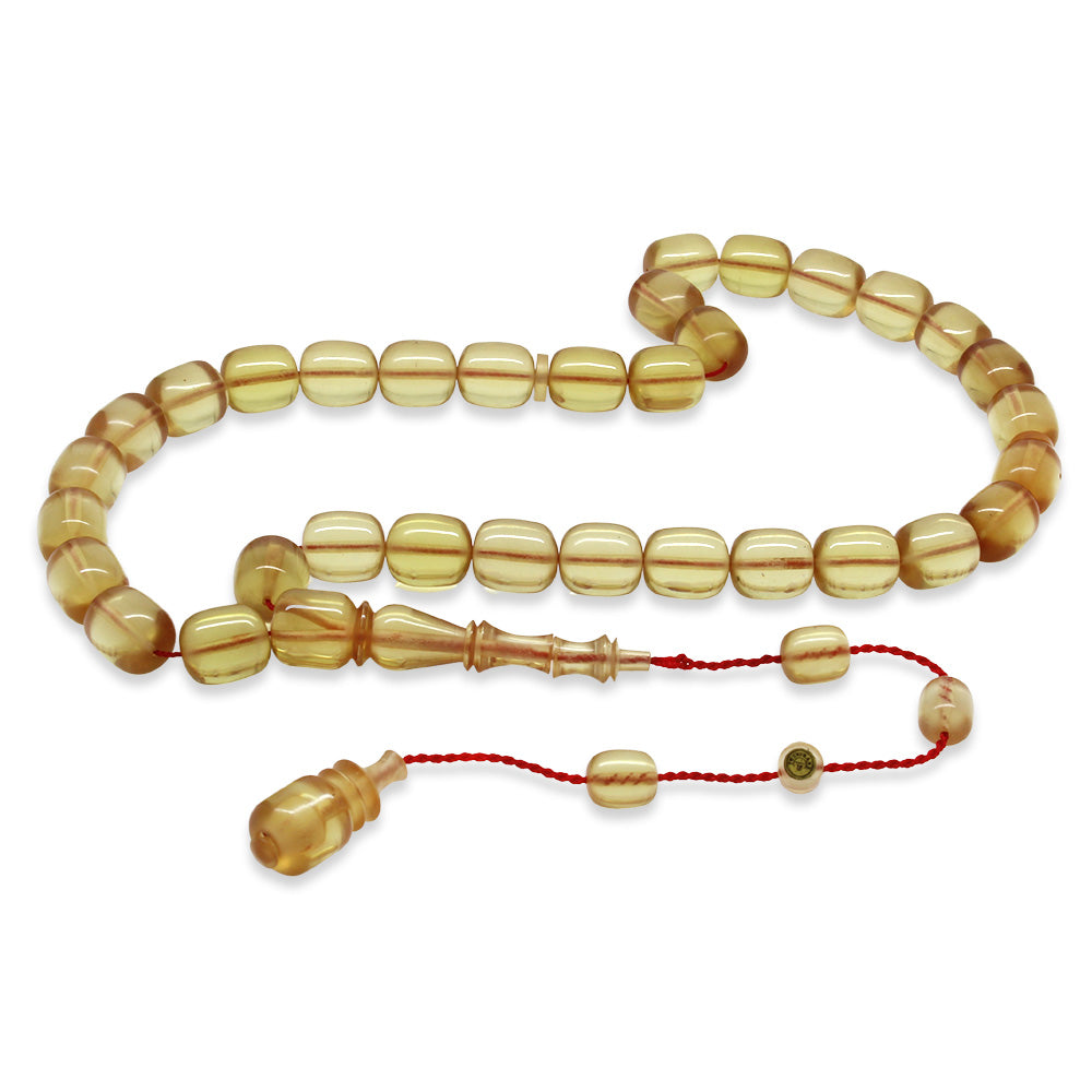 Straw Yellow Katalin Prayer Beads