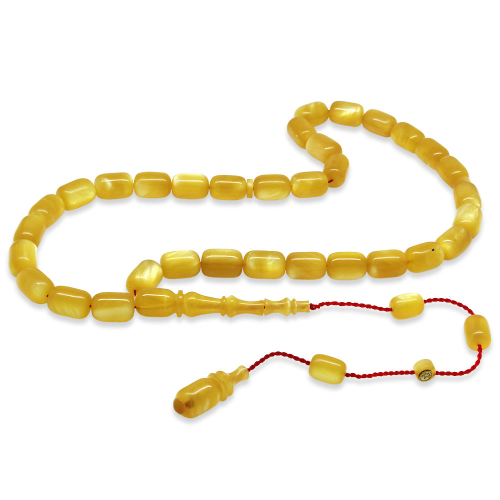 Pearlescent Yellow Katalin Prayer Bead