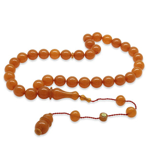 Orange Katalin Prayer Beads