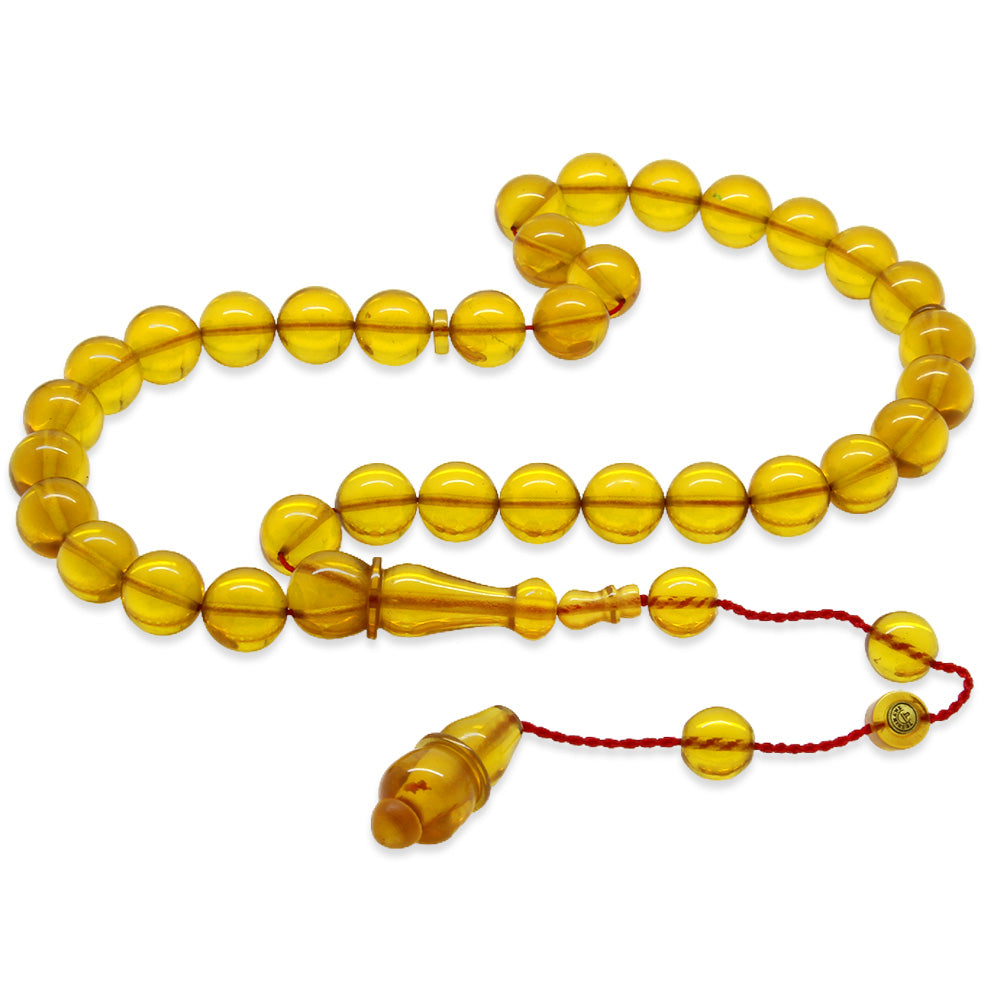 Sphere Cut Yellow Katalin Prayer Beads