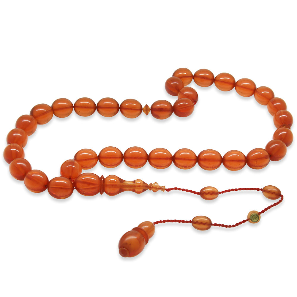 Specially Cut Pomegranate Color Katalin Prayer Beads