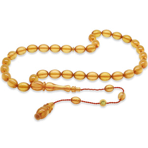 Systematic Special Cut Saffron Yellow Katalin Prayer Beads