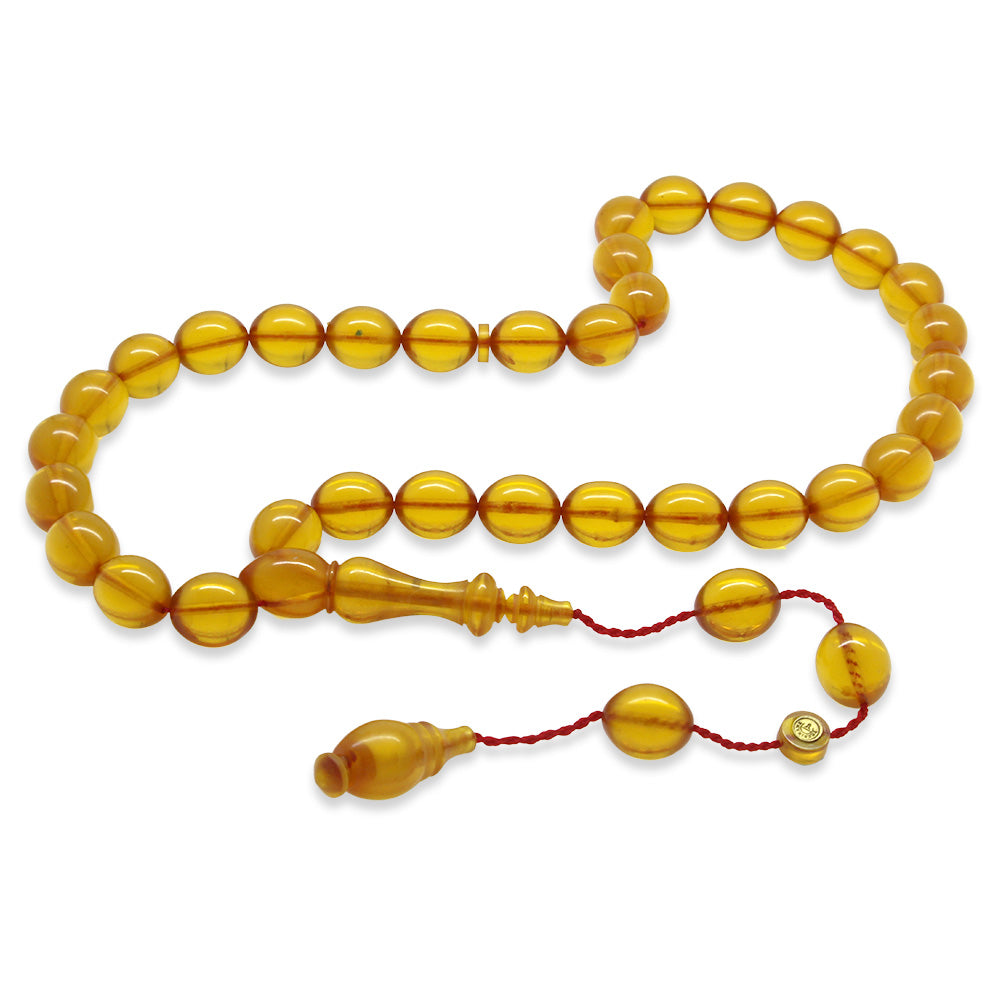 Yellow Katalin Prayer Beads
