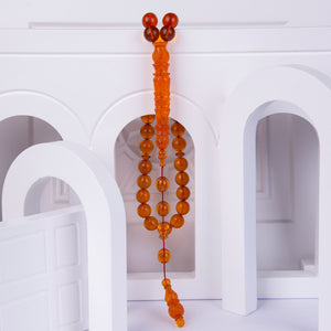 Ve Tesbih Imame Fire Amber Prayer Beads 1