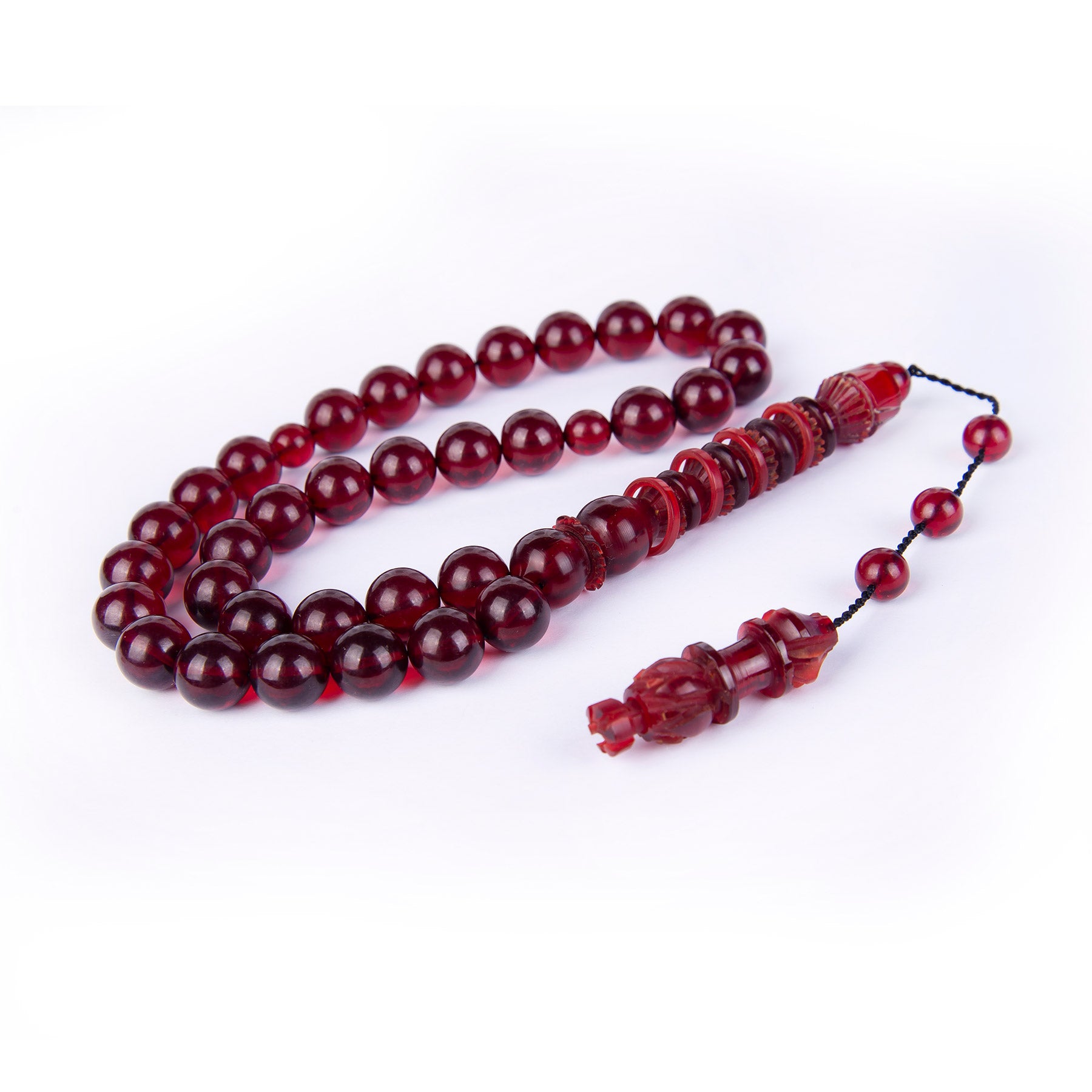 Ve Tesbih Imame Fire Amber Prayer Beads 4