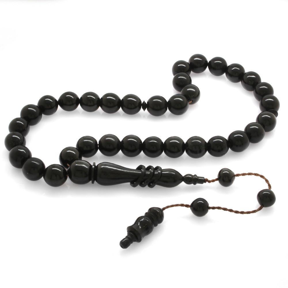 Imamesi Ringed Black Kuka Prayer Beads