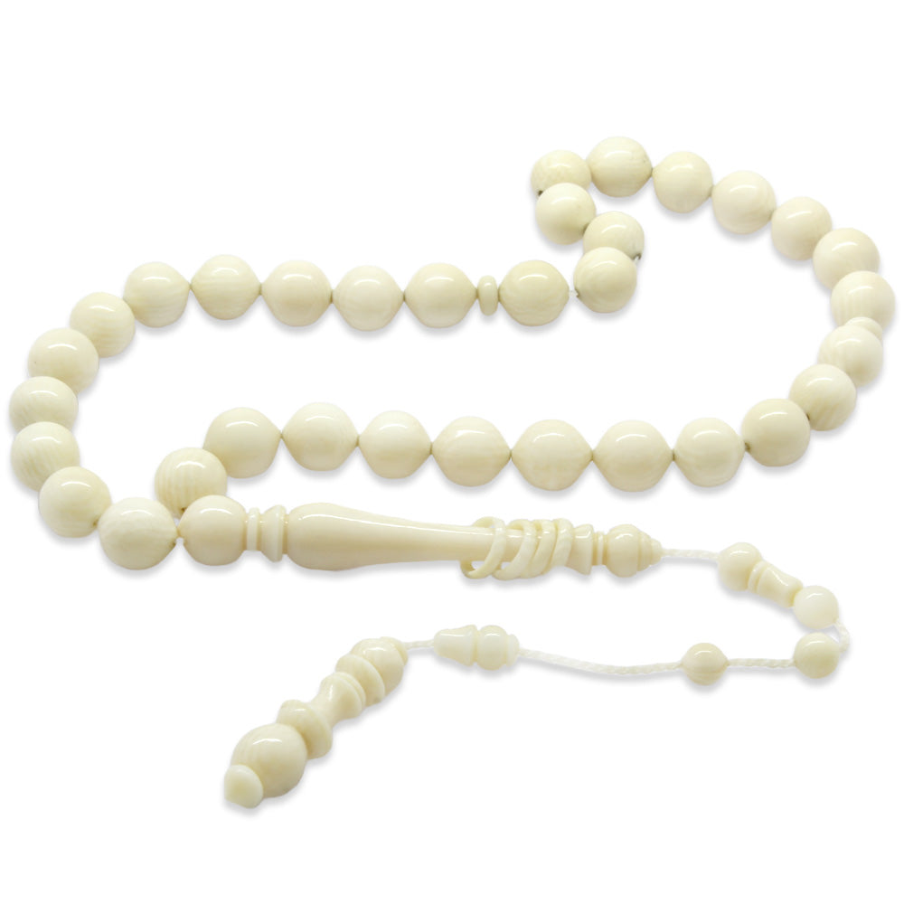 Systematic Istanbul Cut Natural Color Collectible Ivory Rosary