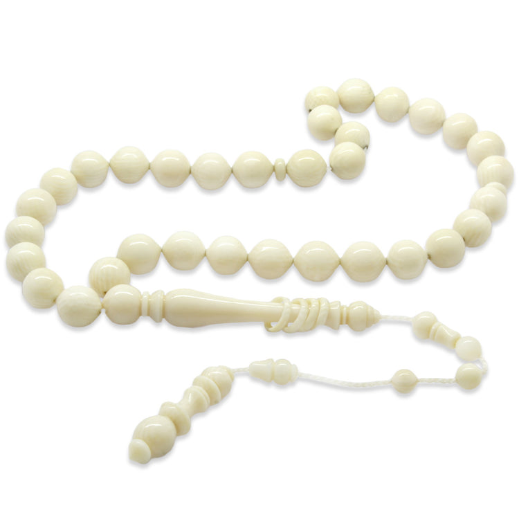Systematic Istanbul Cut Natural Color Collectible Ivory Rosary