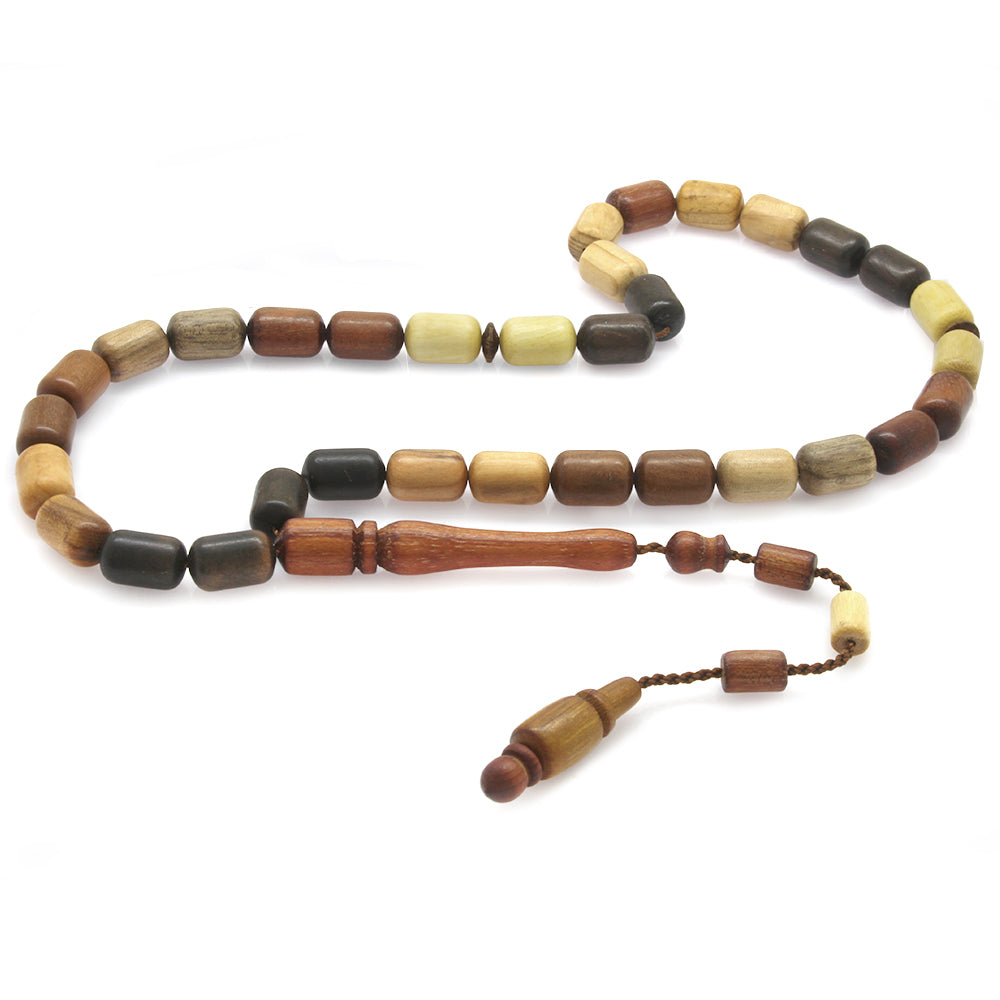 Systematic Capsule Multiple Wood Combination Prayer Beads