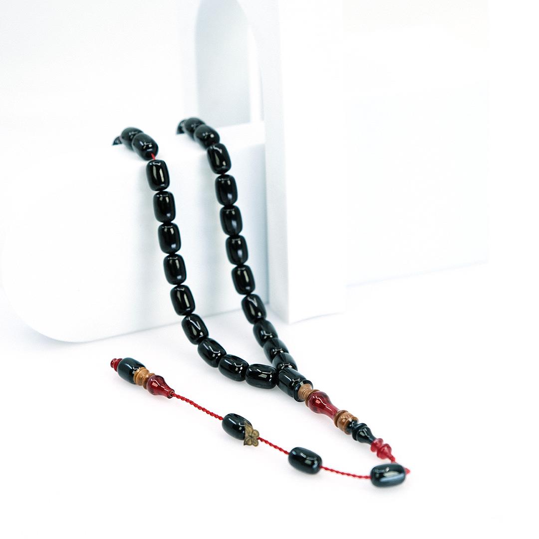 Ve Tesbih Capsule Original Pressed Amber Prayer Beads 1