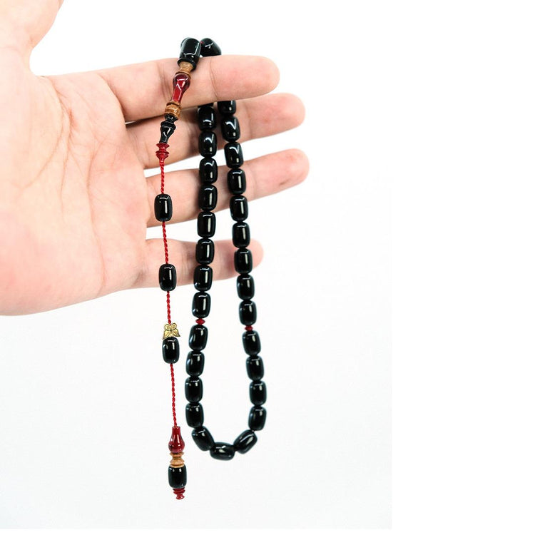 Ve Tesbih Capsule Original Pressed Amber Prayer Beads 3