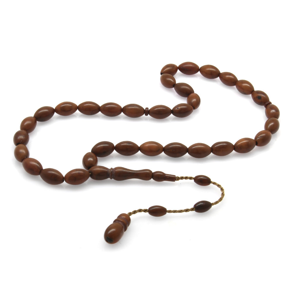 Systematic Dark Color Barley Cut Kuka Prayer Beads