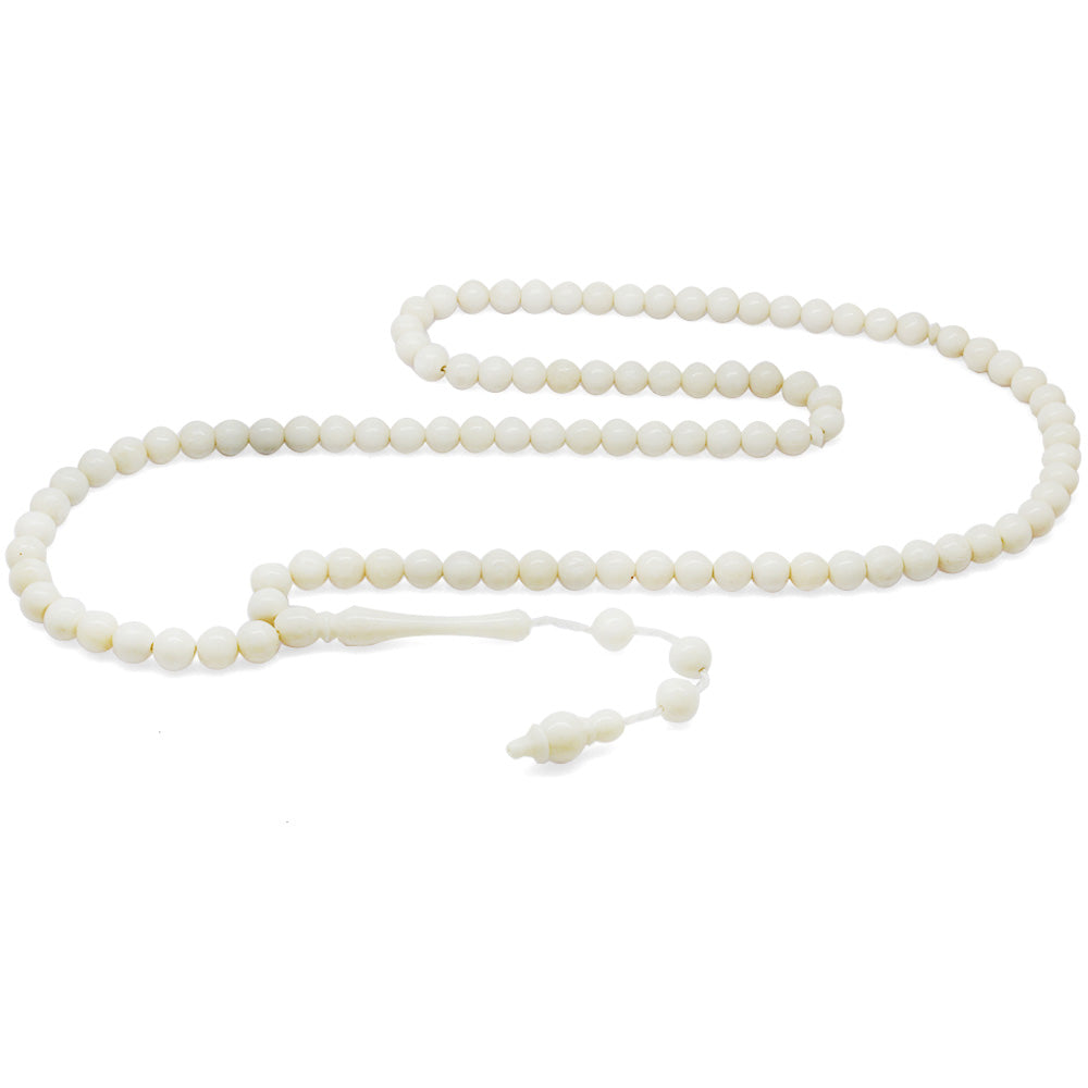 Systematic Sphere Cut 99 Camel Bone Rosary