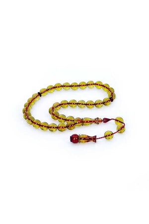 Ve Tesbih Fire Amber Prayer Beads 1
