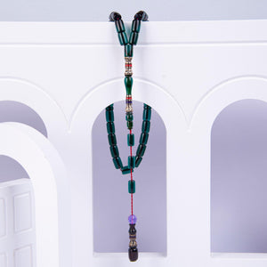 Systematic Nakkaş Imamel Capsule Model Fire Amber Prayer Beads 4