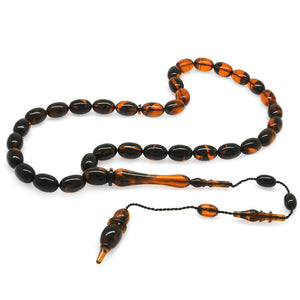  Black Orange Katalin Prayer Beads
