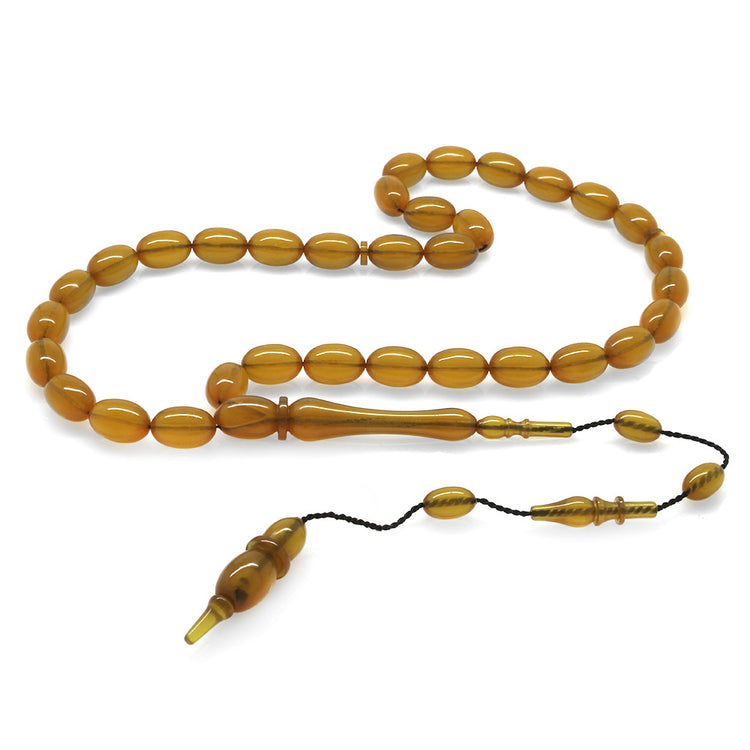 Systematic Special Cut Master Work Honey Color Katalin Prayer Beads
