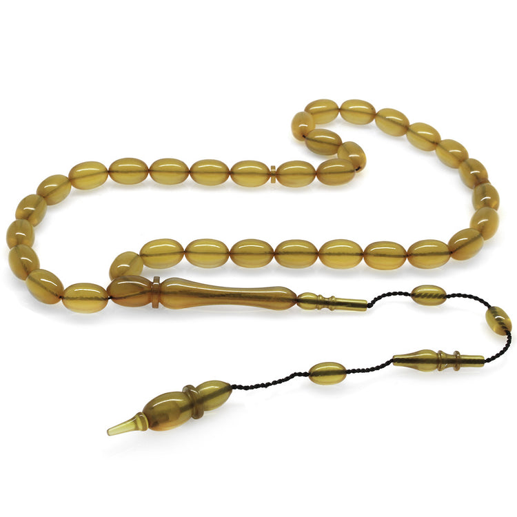 Systematic Special Cut Master Work Yellow Katalin Prayer Beads