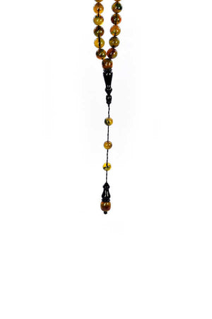 Ve Tesbih Systematic Pressed Amber Large Size Prayer Beads 2