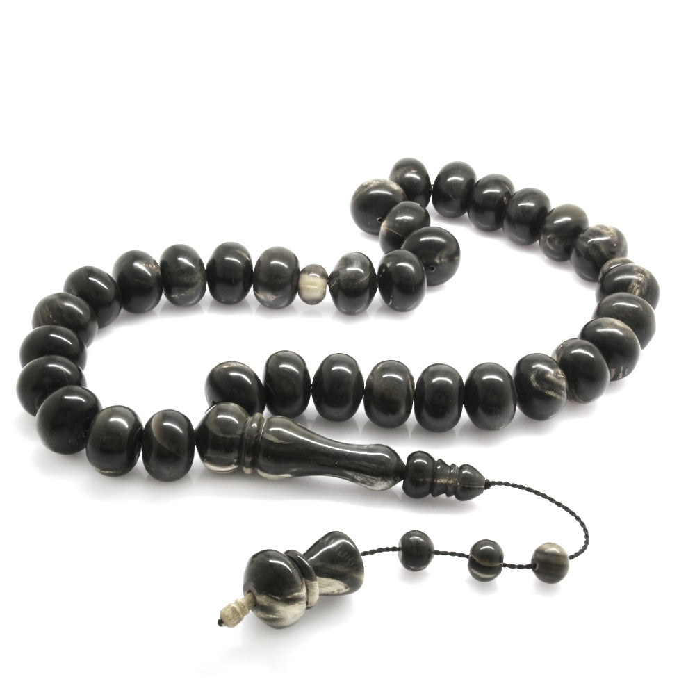  Maxi Size Buffalo Horn Prayer Beads