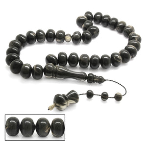 Wheel Cut Maxi Size Buffalo Horn Prayer Beads