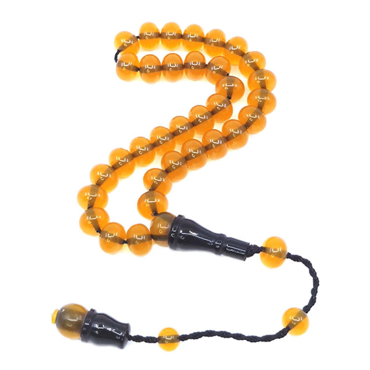 Ve Tesbih Systemic Wheel Model Crimping Amber Prayer Beads 1