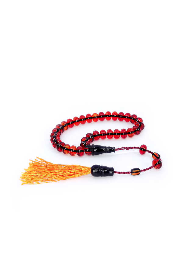 Ve Tesbih Fire Amber Prayer Beads 1