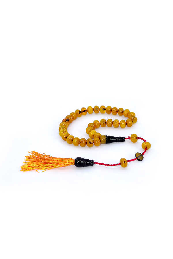 Systemic Wheel Model Crimping Amber Prayer Beads z206 1